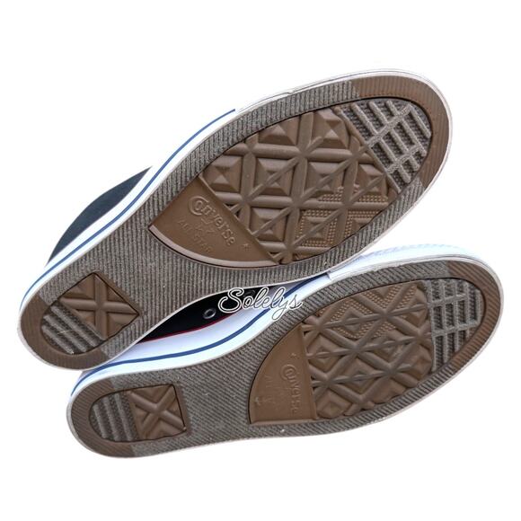 Converse 2016 RARE CTAS Lux Mid Hidden Wedge Black White Canvas Sneaker 9.5 - Picture 8 of 12